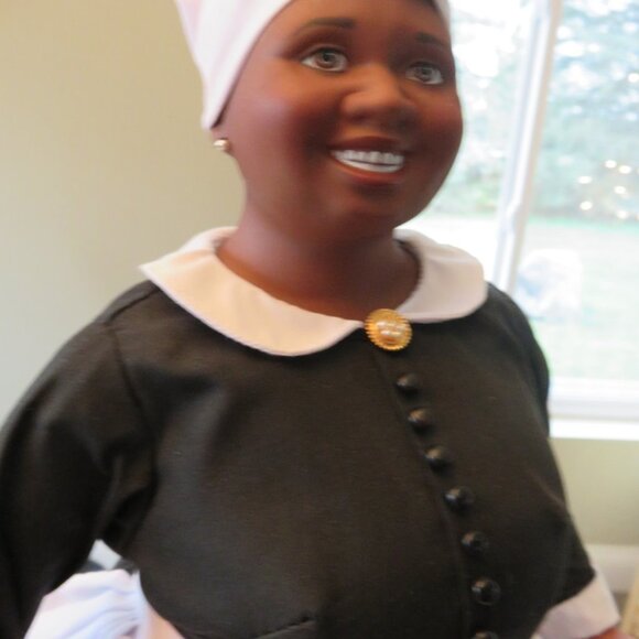 NIB Franklin Mint 1989 Hattie McDaniel Mammy Gone With The Wind Porcelain Doll - Picture 10 of 13